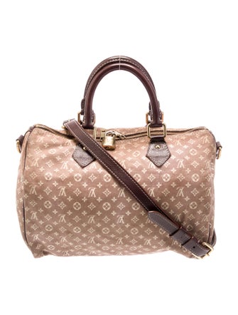 Louis Vuitton Monogram Mini Lin Speedy Bandouliere 30