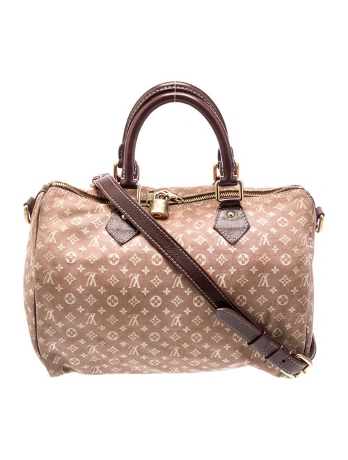 Louis Vuitton Monogram Mini Lin Speedy Bandouliere 30