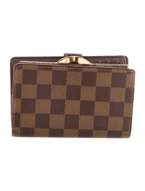Louis Vuitton 2010 Damier Ebene Pattern French Purse