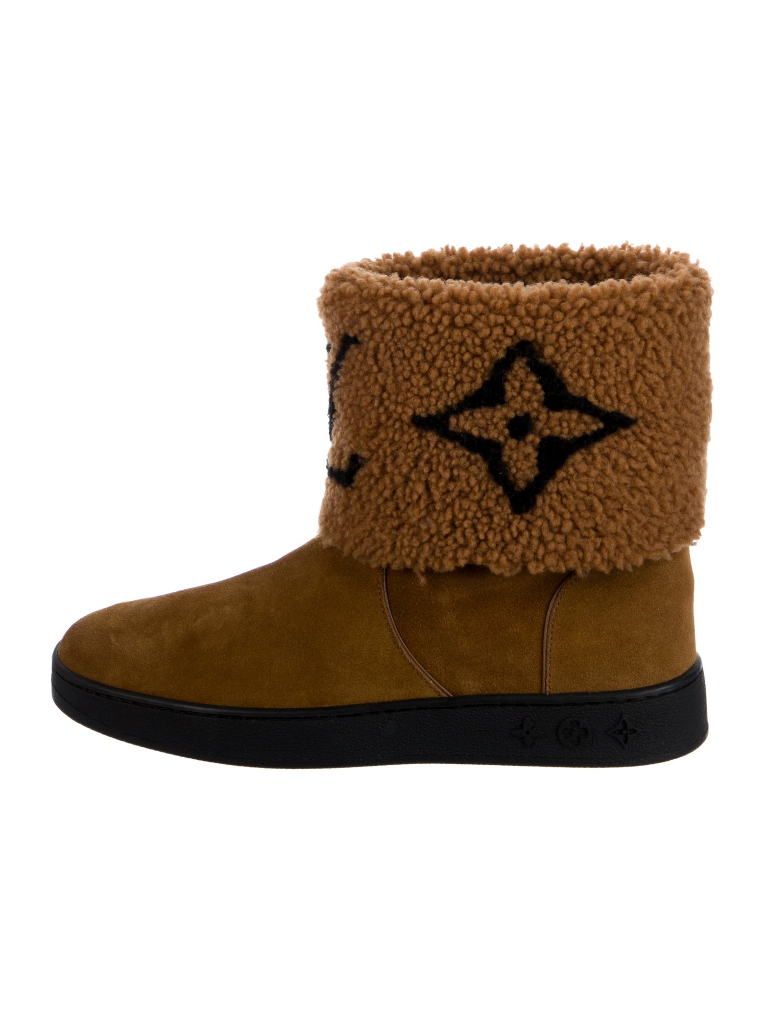 Louis Vuitton Monogram Giant Pattern Suede Boots