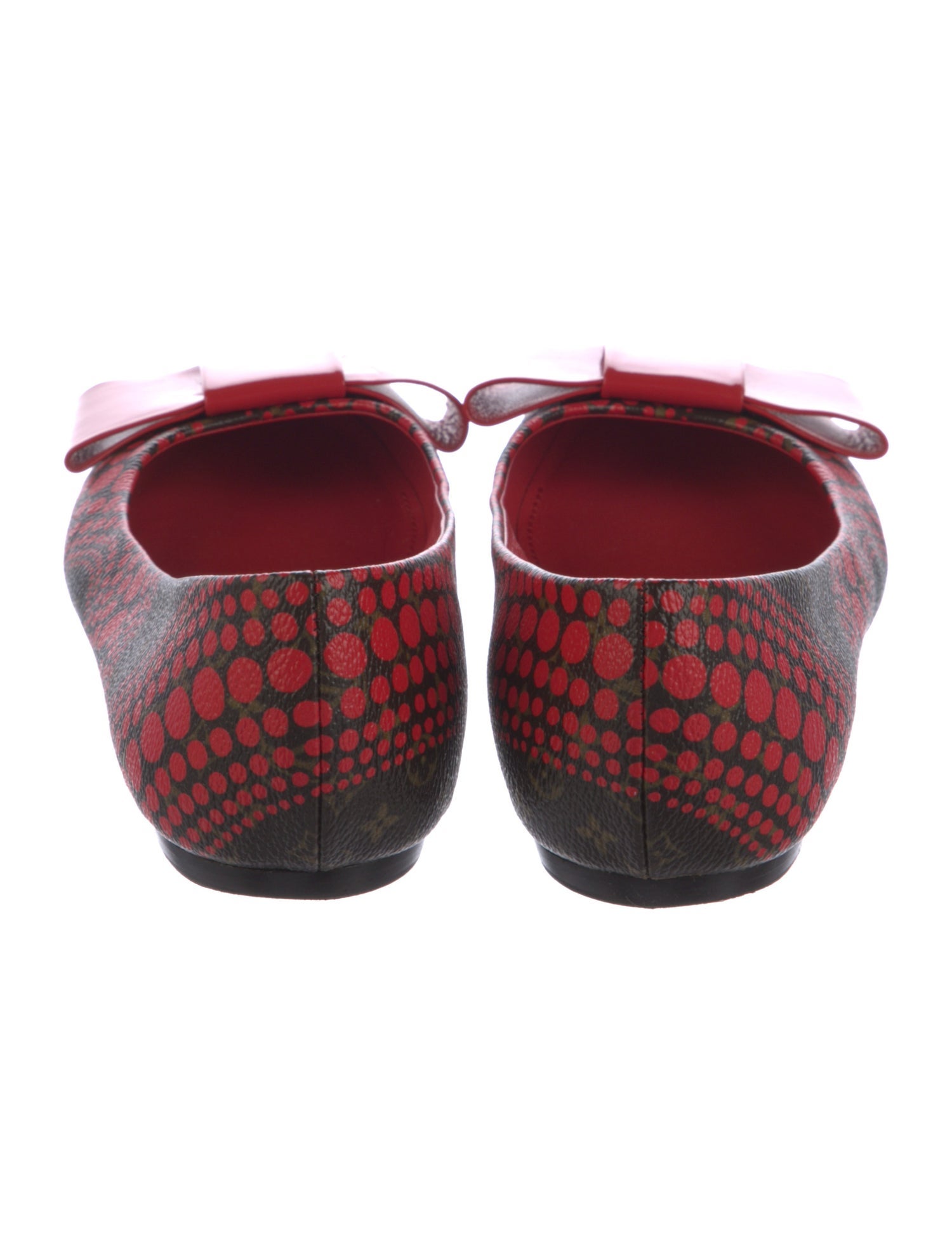 Louis Vuitton x Yayoi Kusama Bow Flats LV Monogram Flats