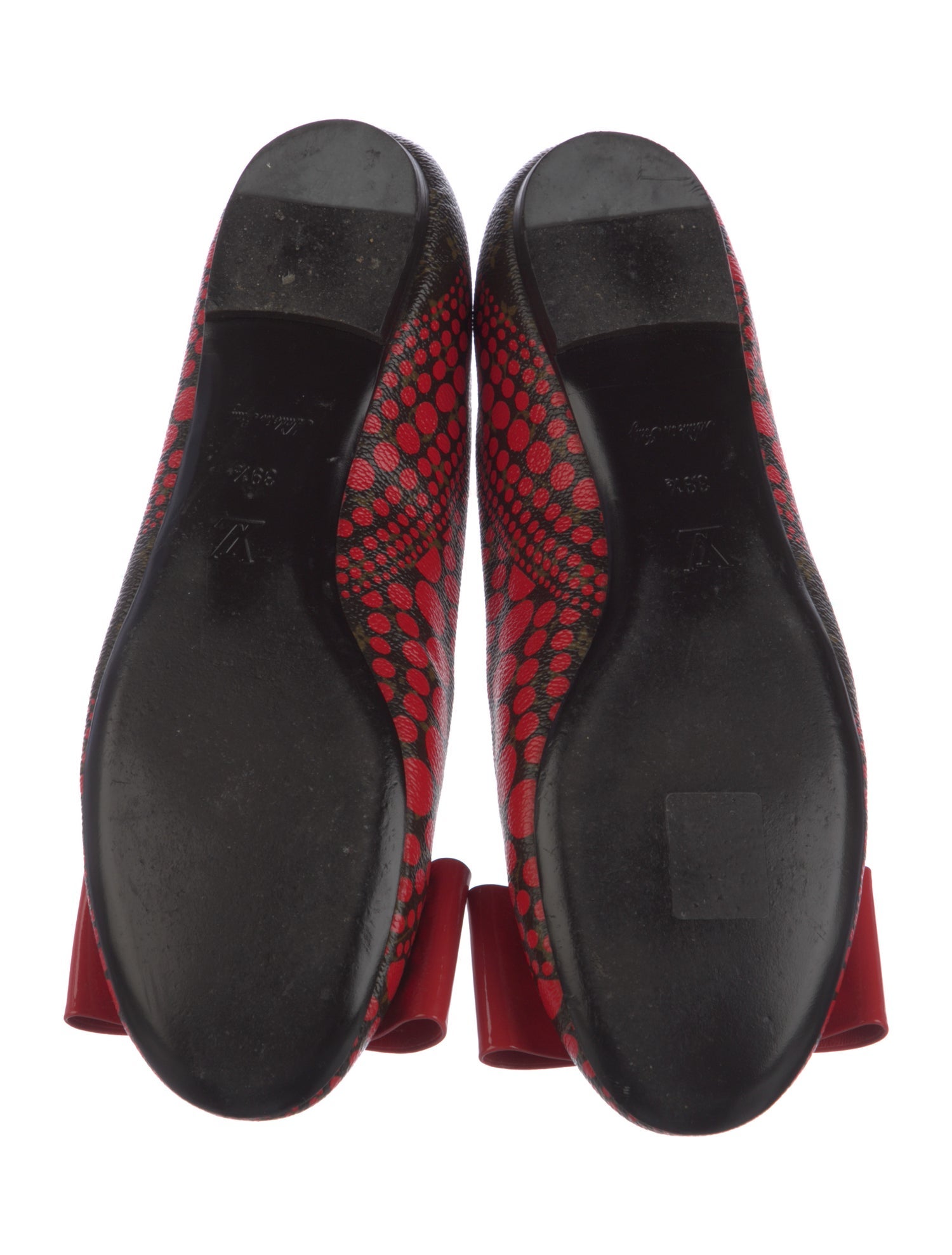Louis Vuitton x Yayoi Kusama Bow Flats LV Monogram Flats