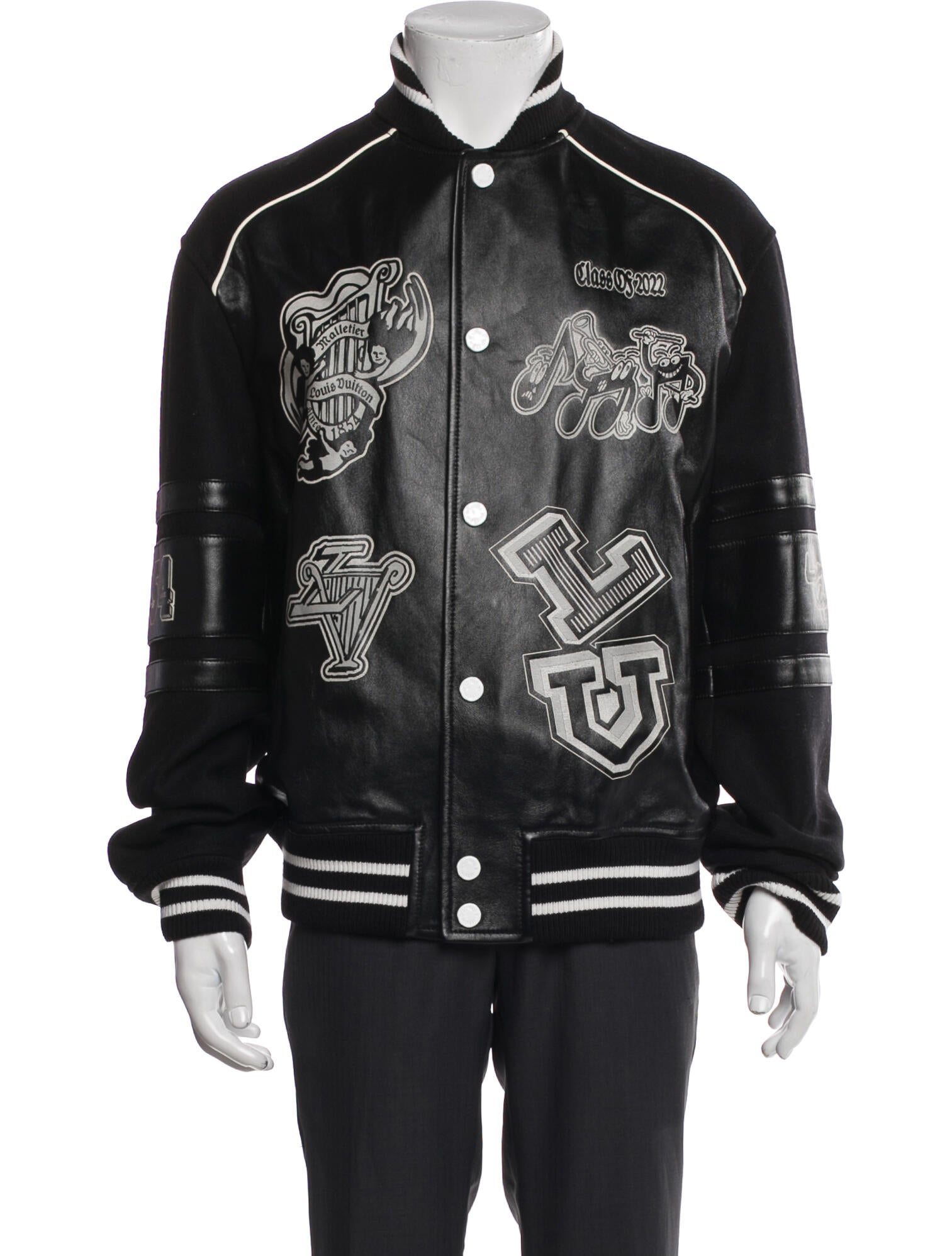 Louis Vuitton 2023 Graphic Print Varsity Jacket