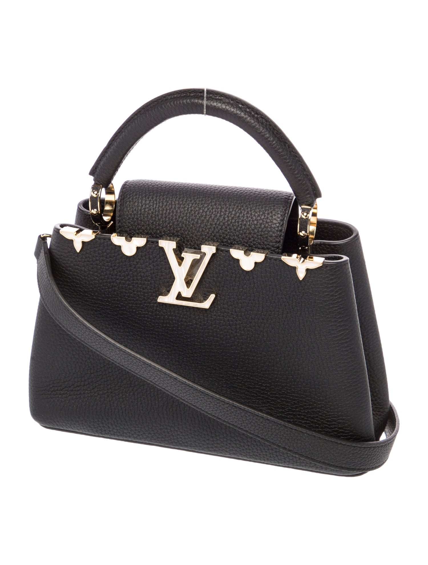 Louis Vuitton Taurillon Leather Flower Crown Capucines BB