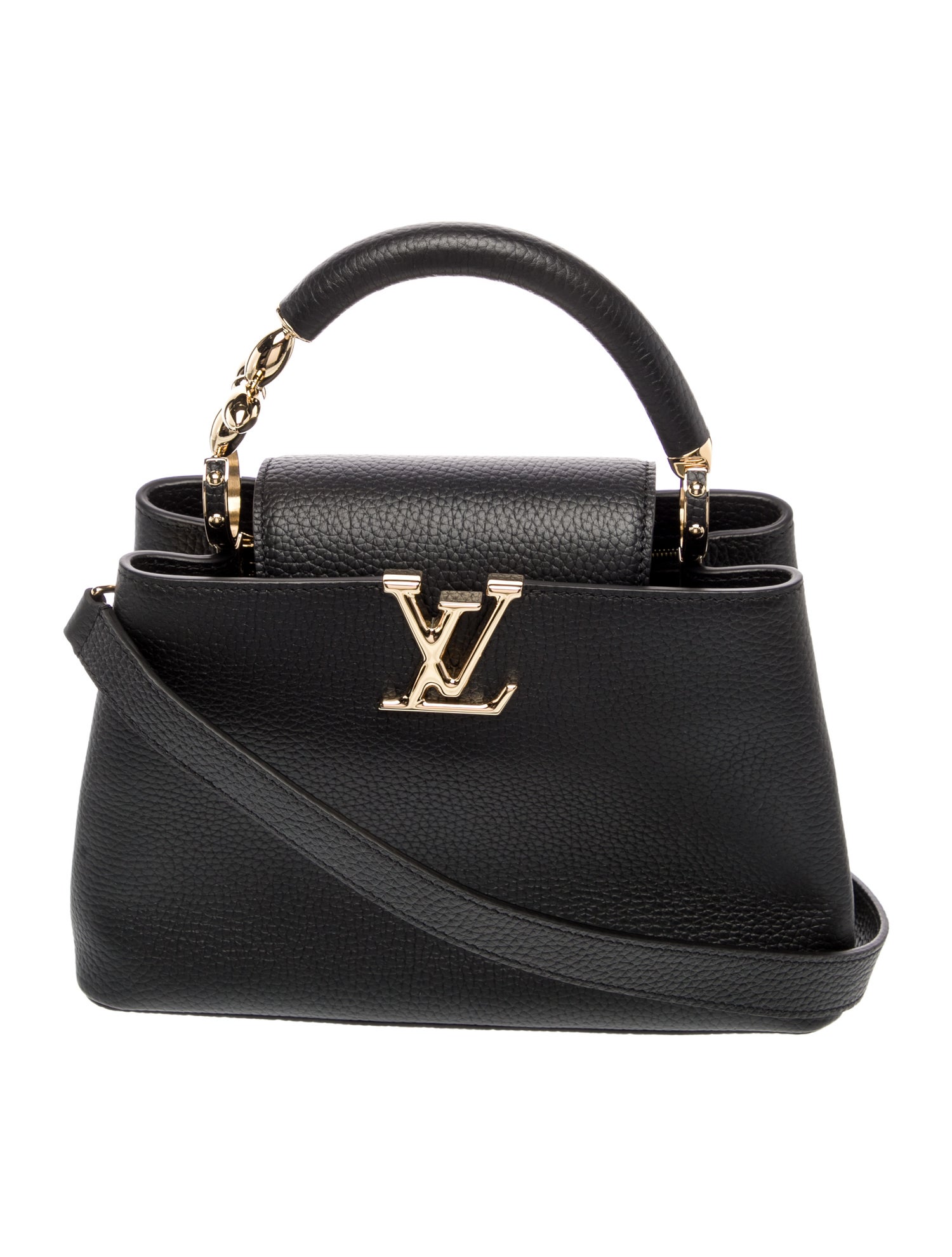 Louis Vuitton LV Monogram Blossom Handle Capucines BB