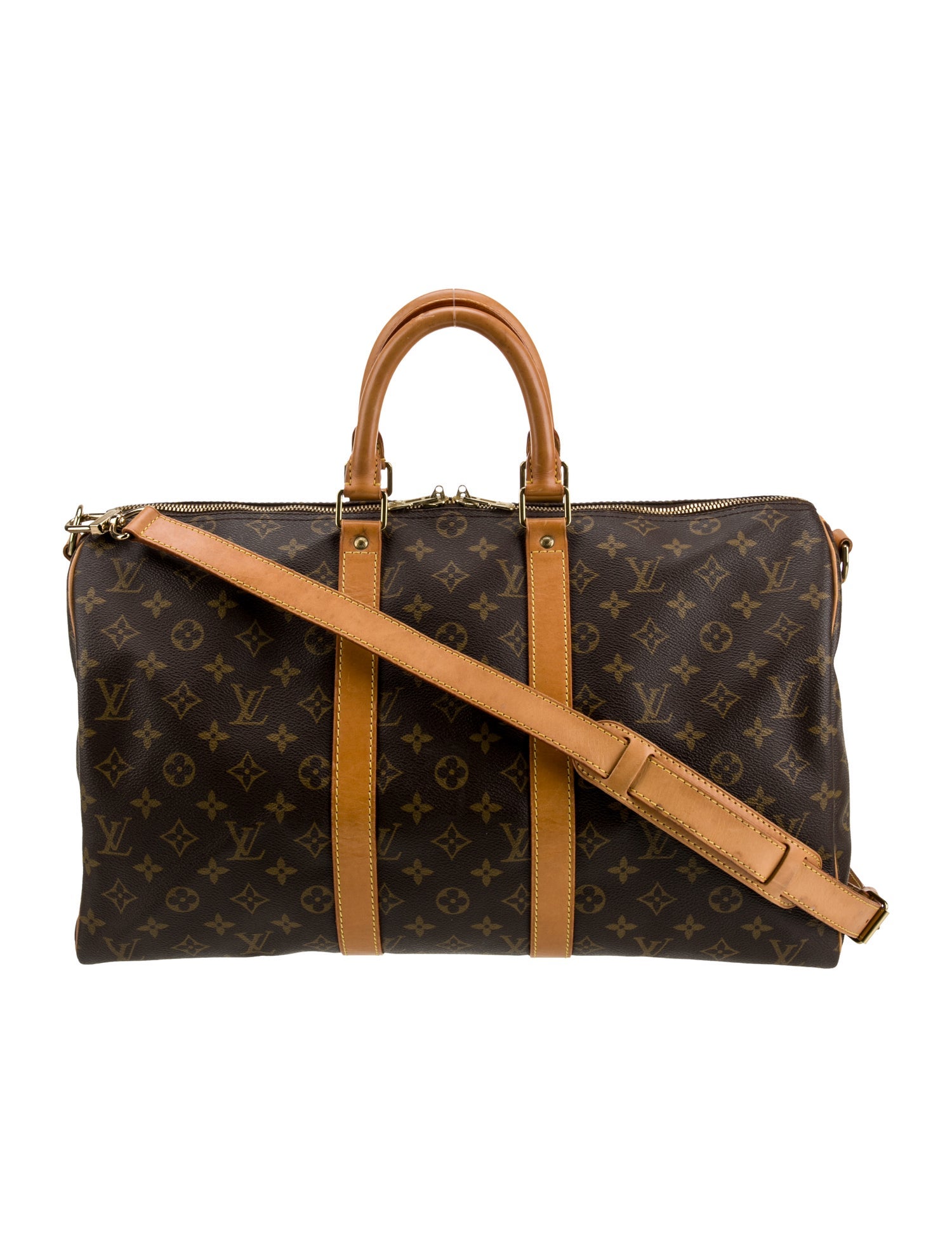 Louis Vuitton LV Monogram Keepall Bandouliere 45 Vintage