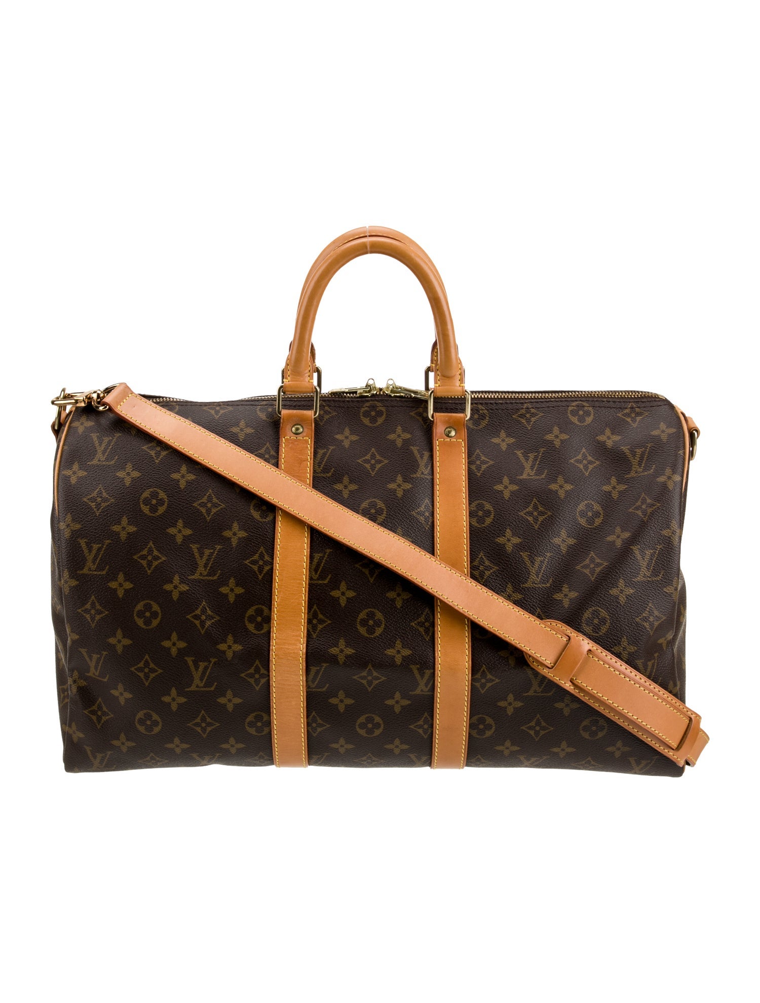 Louis Vuitton LV Monogram Keepall Bandouliere 45 Vintage