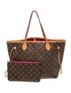 Louis Vuitton LV Monogram Neverfull w/Pouch MM