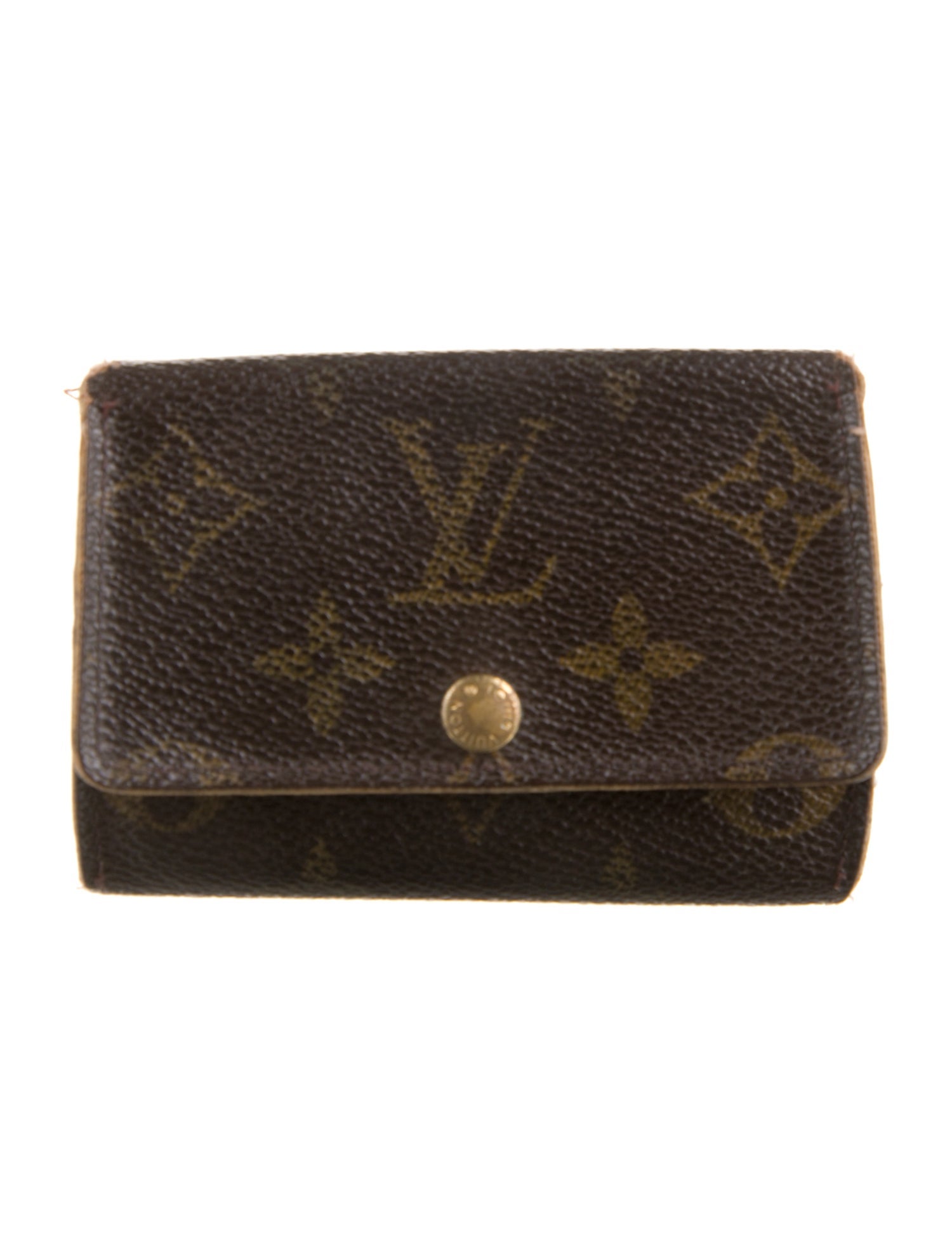 Louis Vuitton Monogram Pattern Coated Canvas Wallet