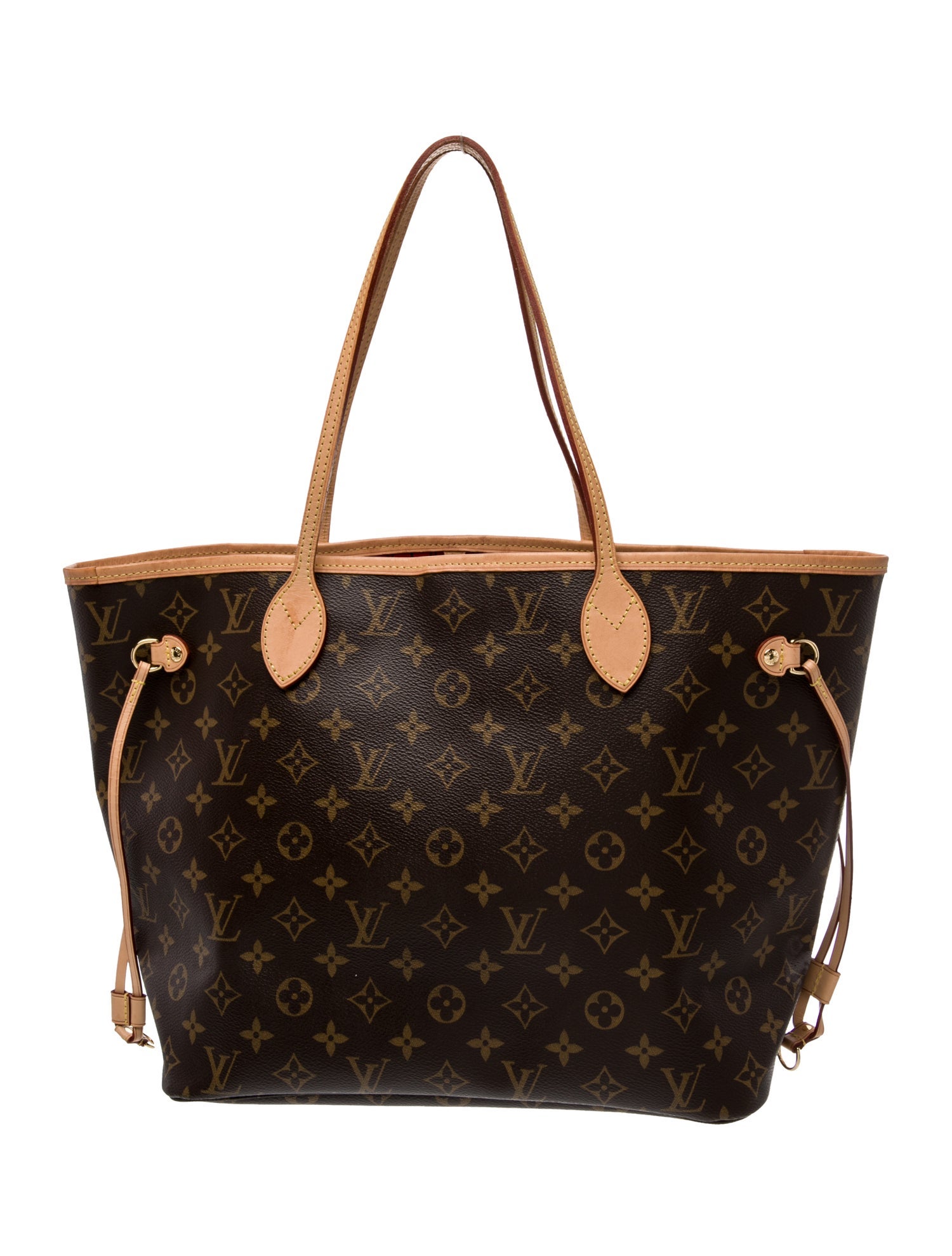 Louis Vuitton LV Monogram Neverfull w/Pouch MM