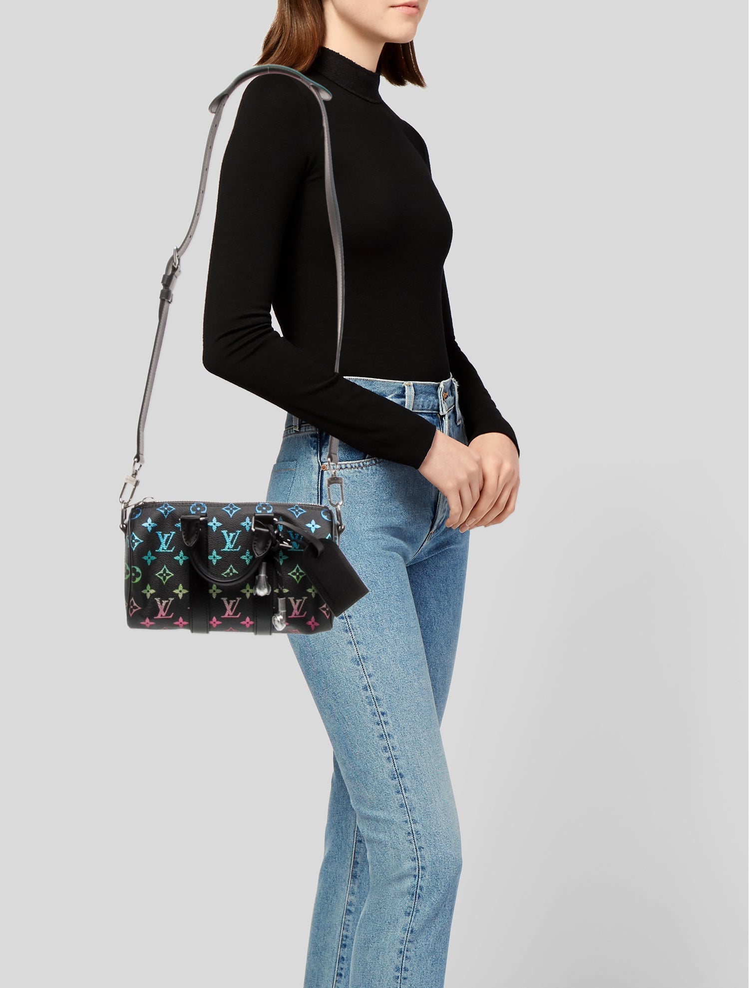 Louis Vuitton LV Monogram Keepall Bandouliere 25