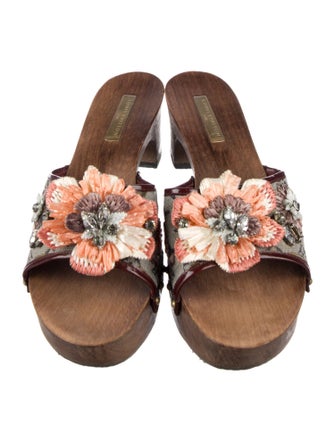 Louis Vuitton LV Monogram Canvas Slides