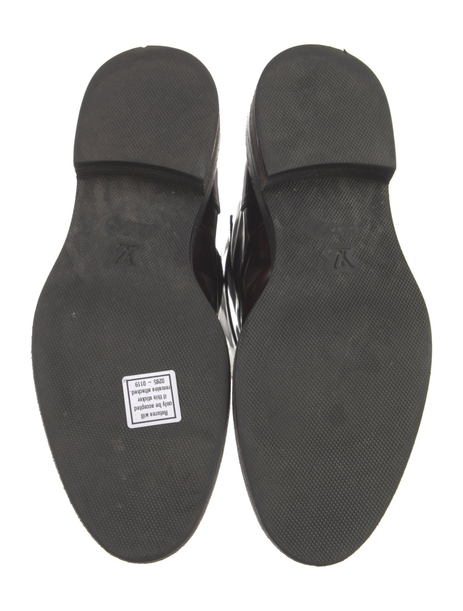 Louis Vuitton Patent Leather Combat Boots