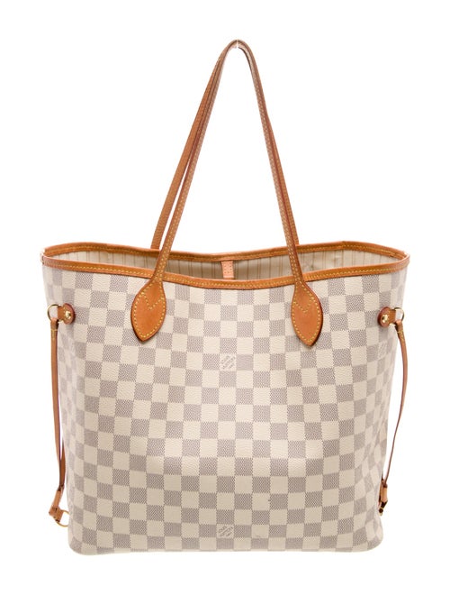 Louis Vuitton Damier Azur Neverfull w/Pouch MM