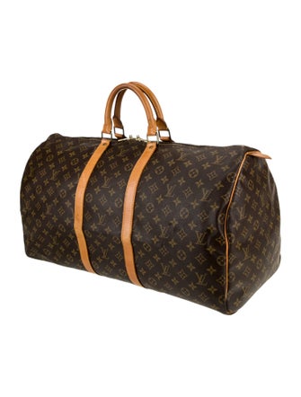 Louis Vuitton LV Monogram Keepall 55 Vintage