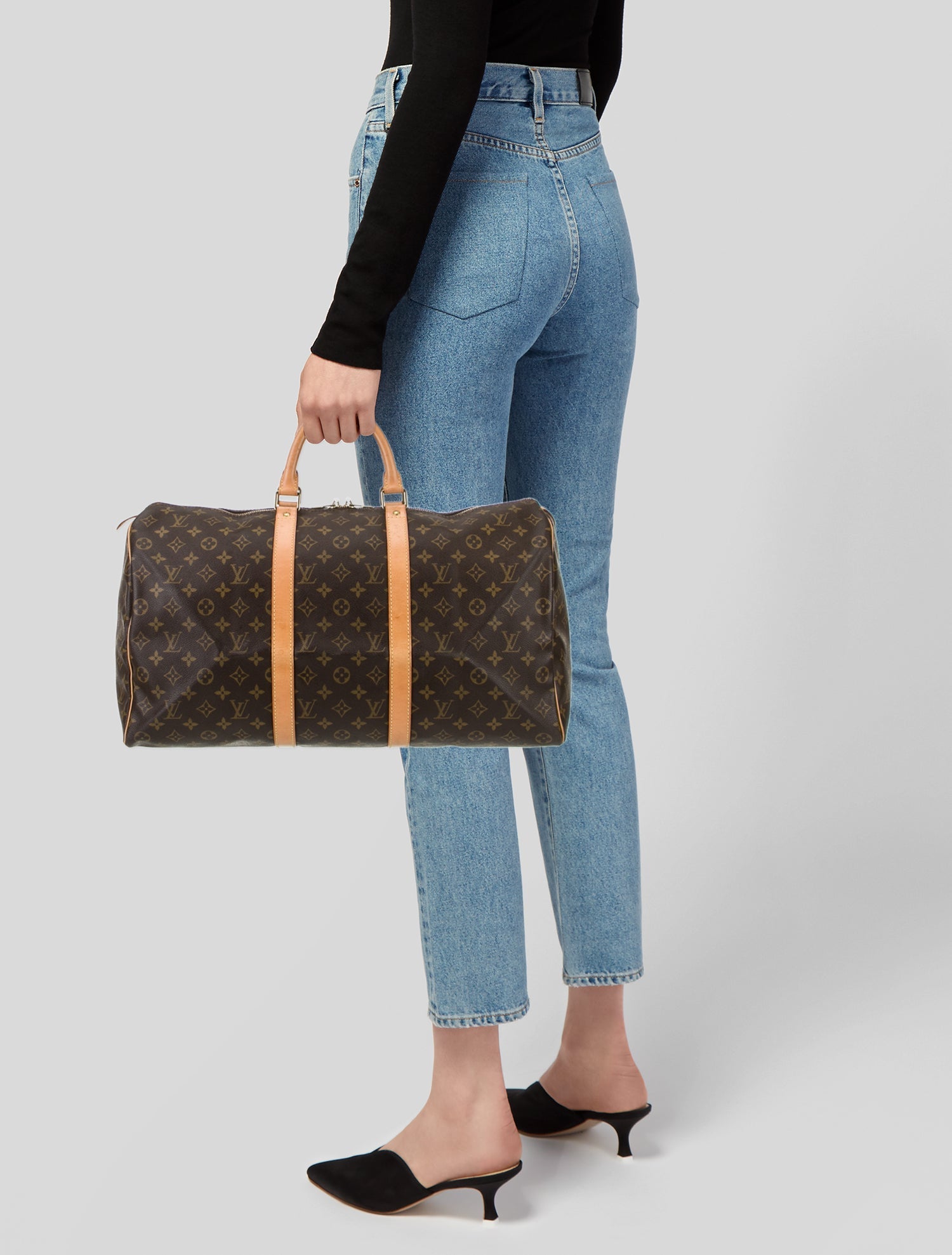 Louis Vuitton LV Monogram Keepall 50 Vintage