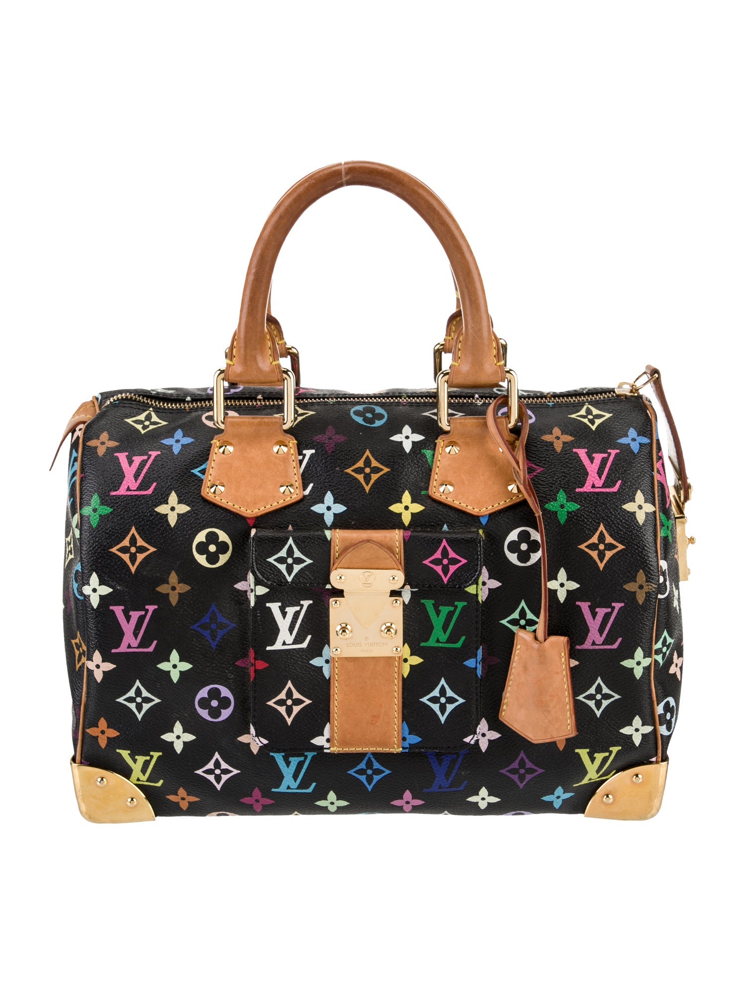 Louis Vuitton Multicolore Monogram Speedy 30 Vintage