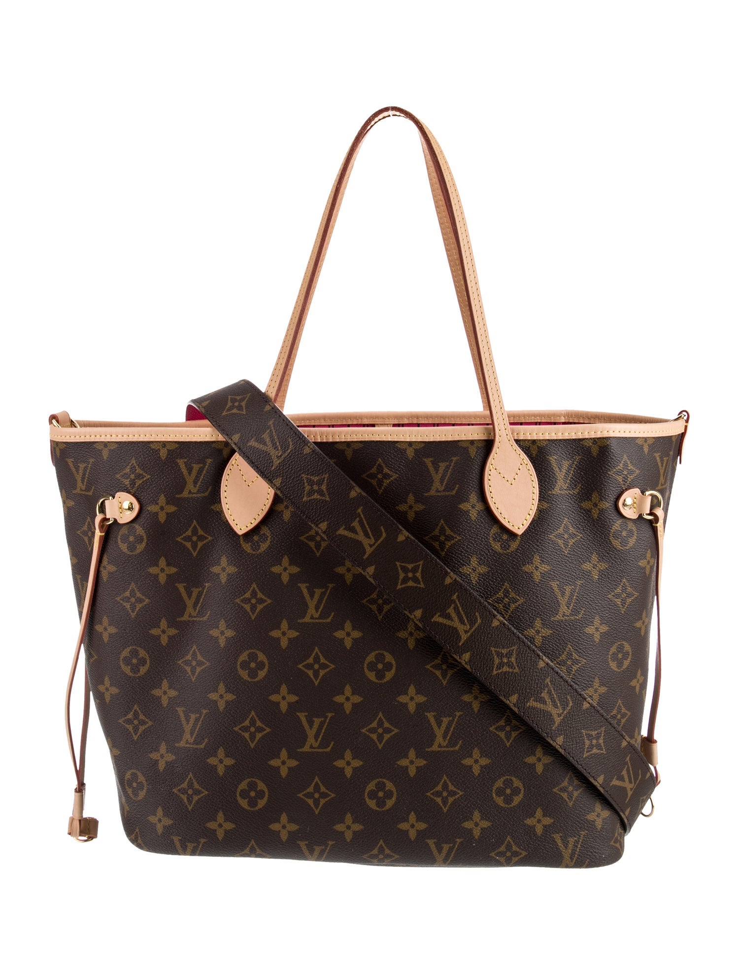 Louis Vuitton LV Monogram Neverfull Bandouliere Inside Out MM w/ Tags