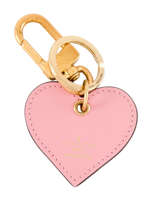Louis Vuitton Sunrise Monogram Vernis Love Lock Heart Bag Charm Porte Cles