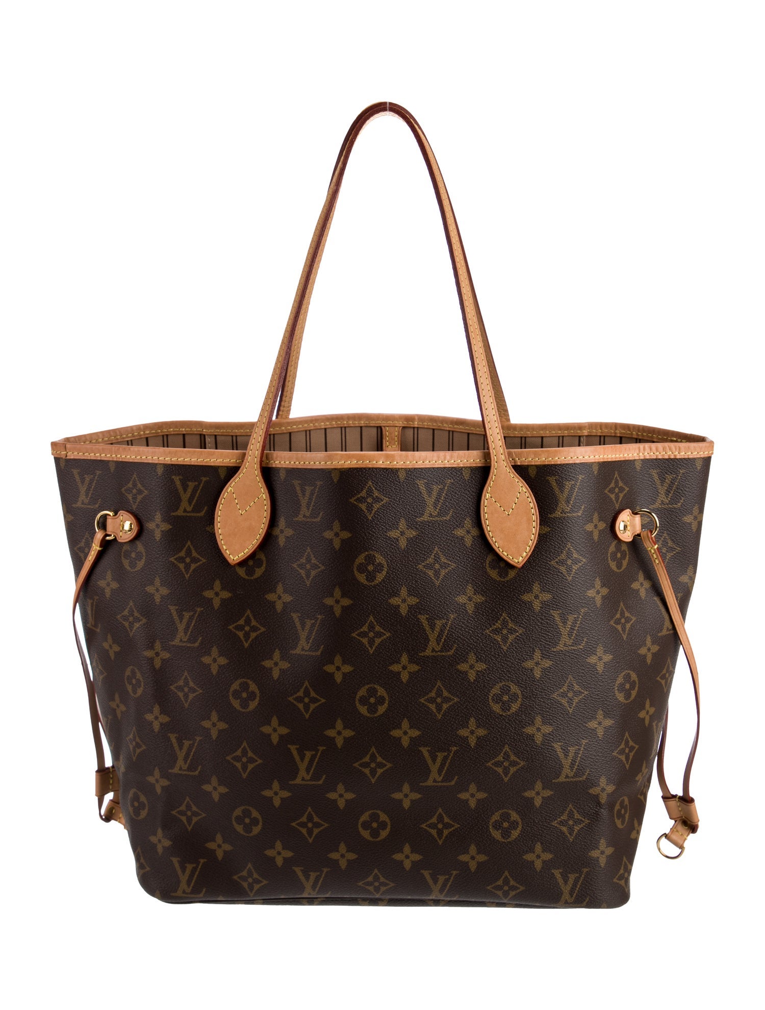 Louis Vuitton LV Monogram Neverfull w/Pouch MM