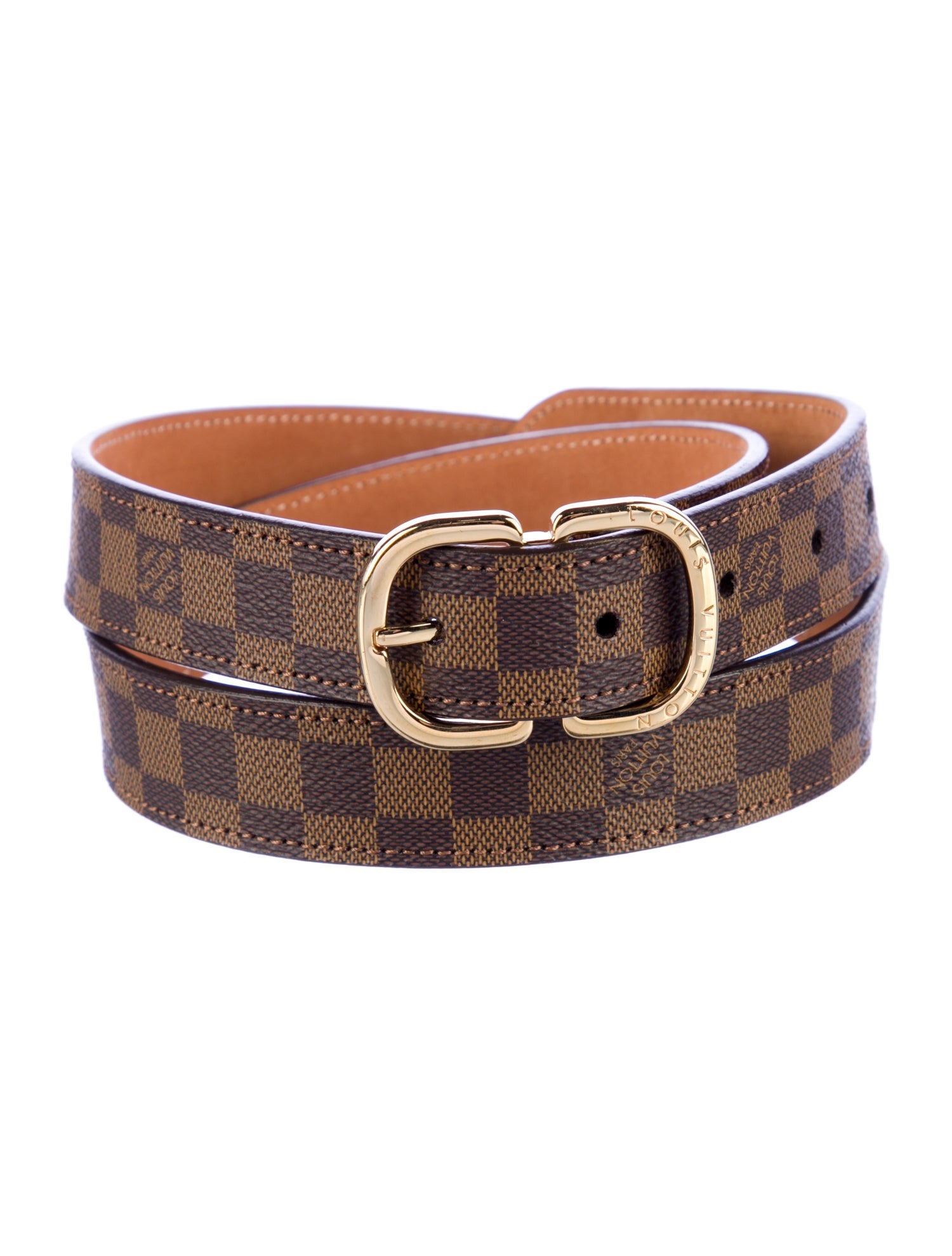 Louis Vuitton Damier Ebene Pattern Belt