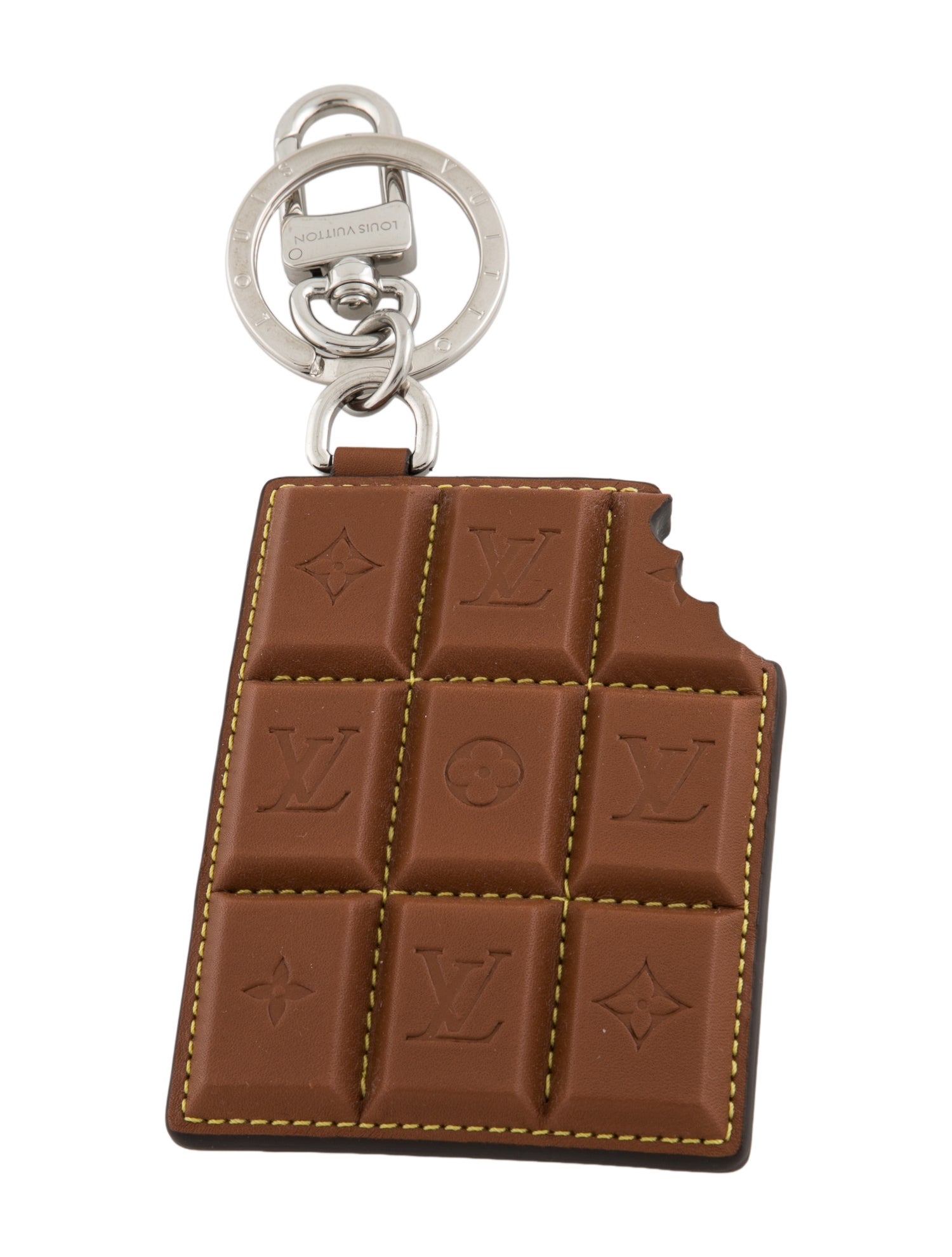 Louis Vuitton LV Chocolate Bar Bag Charm Keychain