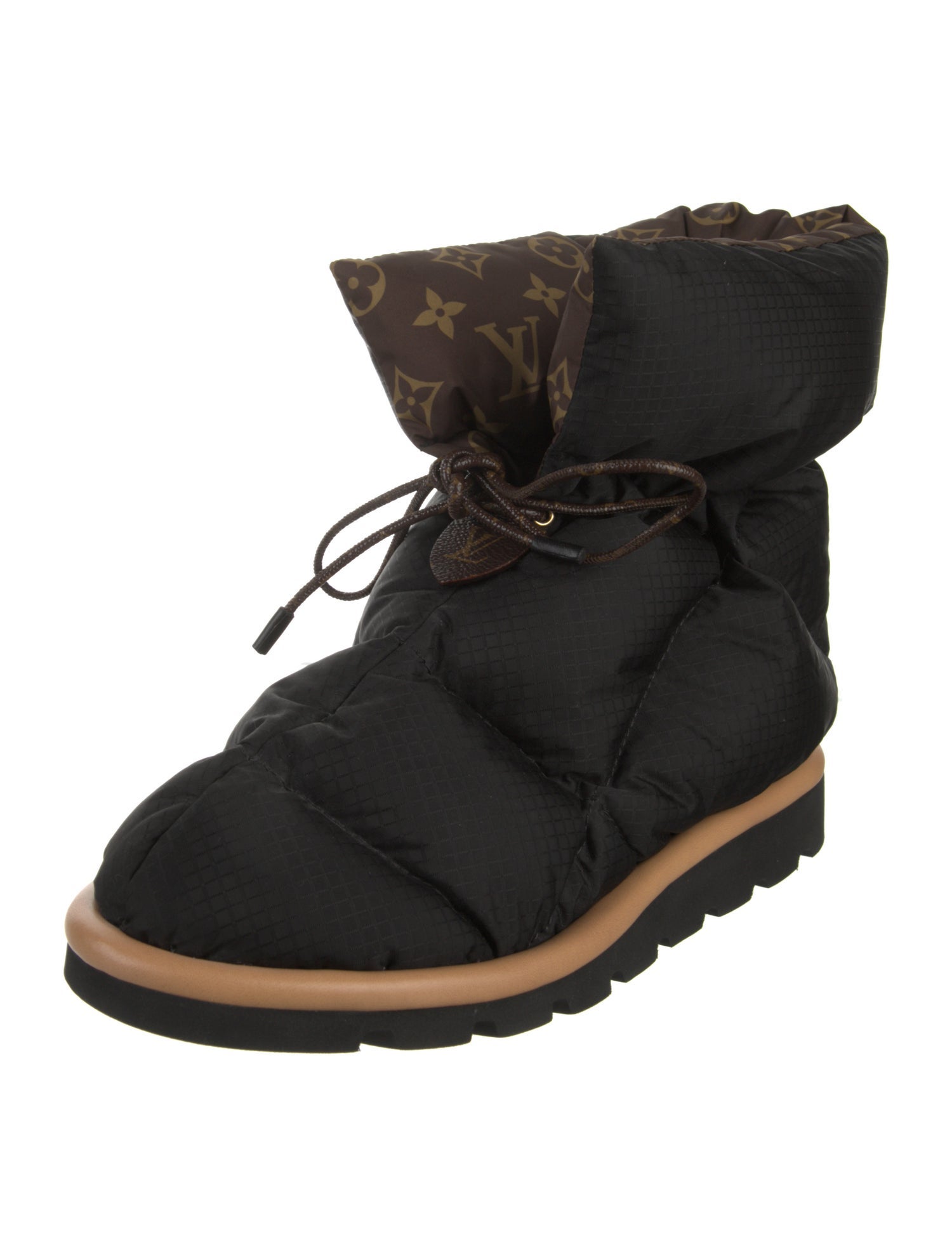 Louis Vuitton 2020 LV Monogram Lace-Up Boots