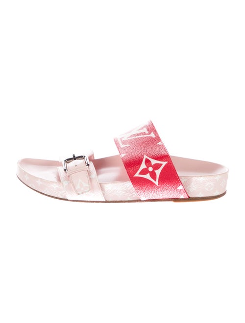 Louis Vuitton Leather Printed Slides
