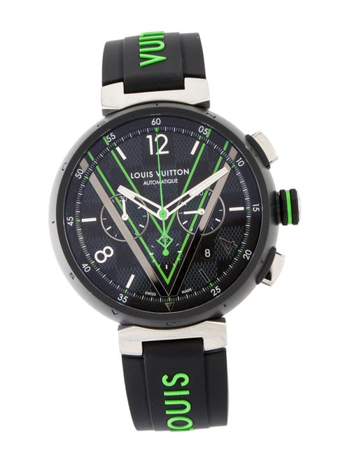 Louis Vuitton Tambour Damier Graphite Race Watch