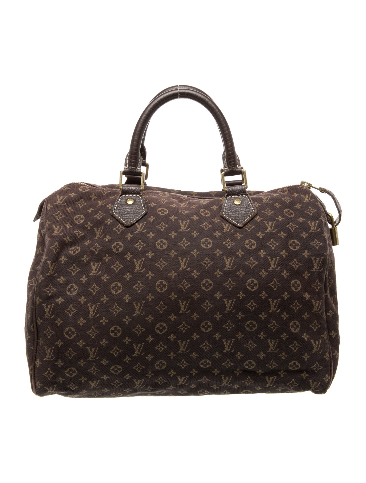 Louis Vuitton Monogram Mini Lin Speedy 30 Vintage