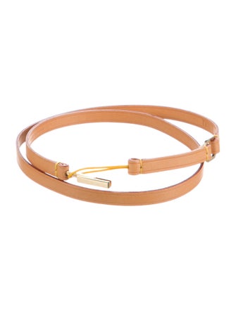 Louis Vuitton Vachetta Leather Adjustable Mobile Phone Tether Strap