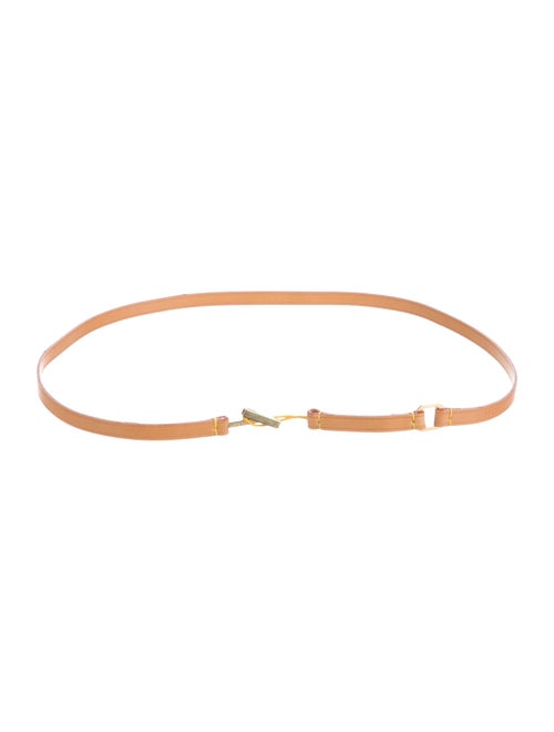 Louis Vuitton Vachetta Leather Adjustable Mobile Phone Tether Strap