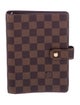 Louis Vuitton Damier Ebene Medium Ring Agenda Cover