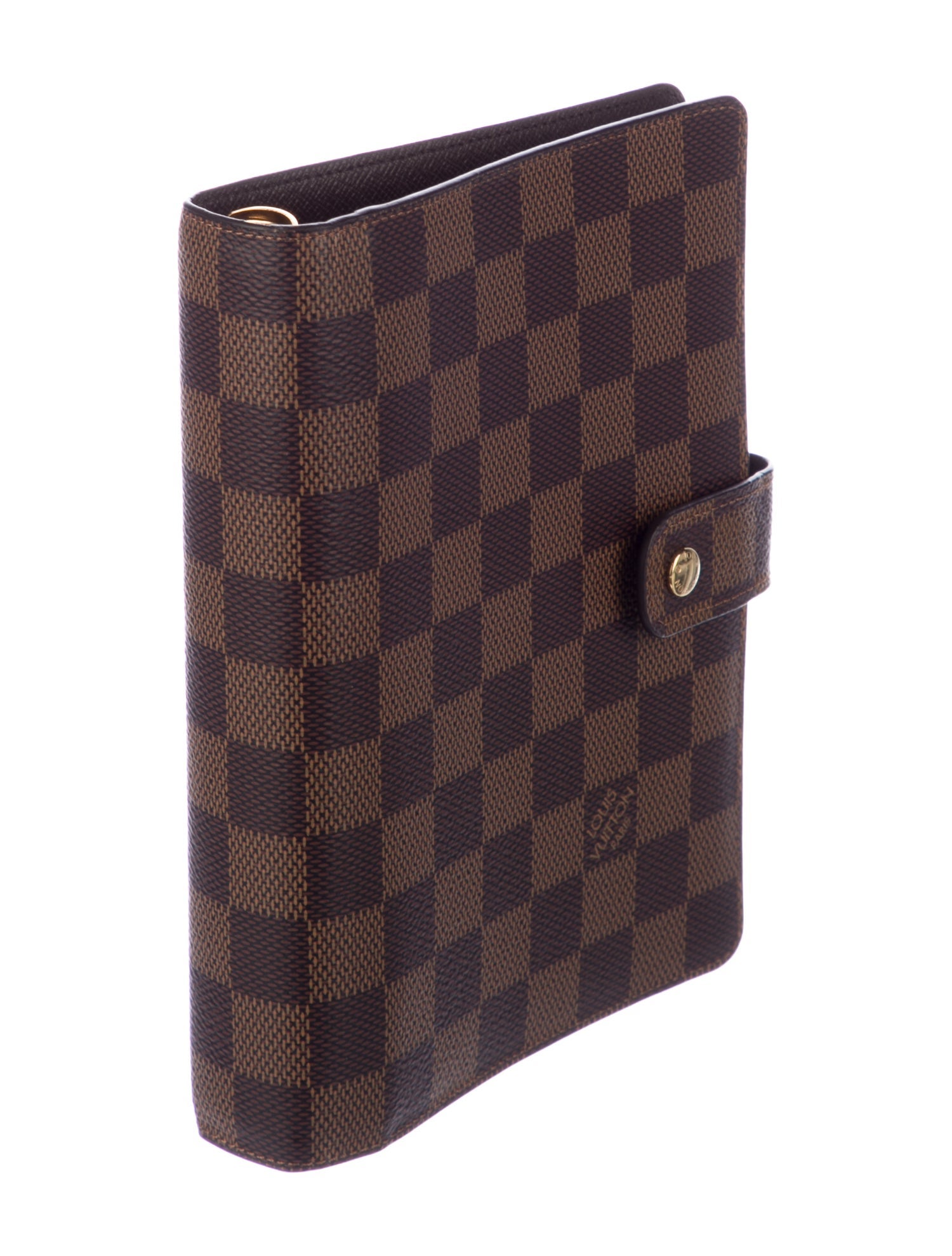 Louis Vuitton Damier Ebene Medium Ring Agenda Cover