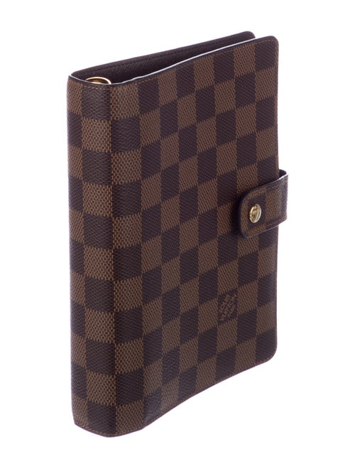 Louis Vuitton Damier Ebene Medium Ring Agenda Cover