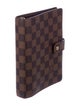 Louis Vuitton Damier Ebene Medium Ring Agenda Cover