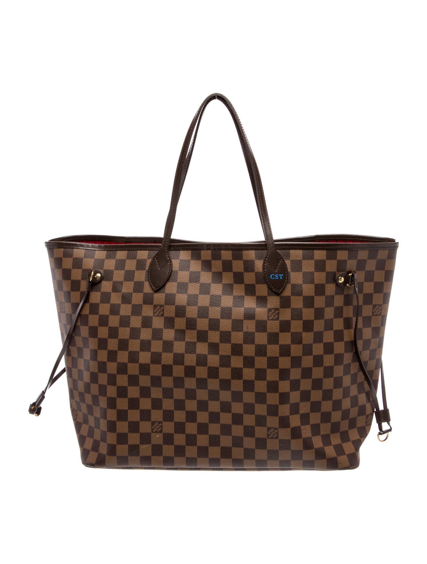 Louis Vuitton Damier Ebene Neverfull w/Pouch GM