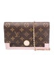 Louis Vuitton LV Monogram Flore Wallet On Chain