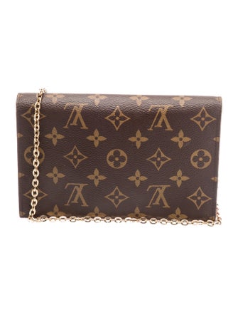 Louis Vuitton LV Monogram Flore Wallet On Chain
