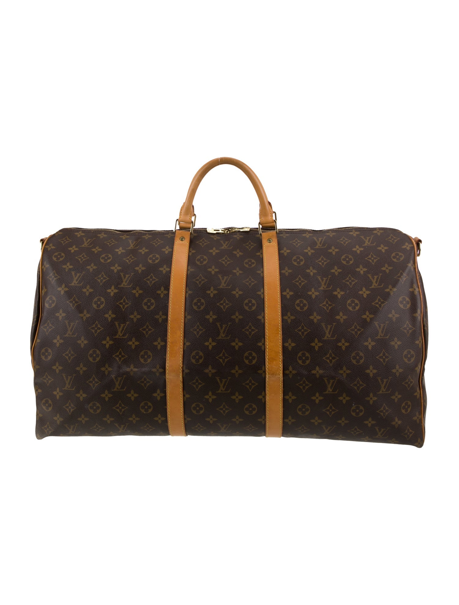 Louis Vuitton LV Monogram Keepall Bandouliere 60 Vintage