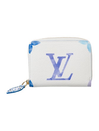 Louis Vuitton Monogram By The Pool Leather Zippy Coin Purse