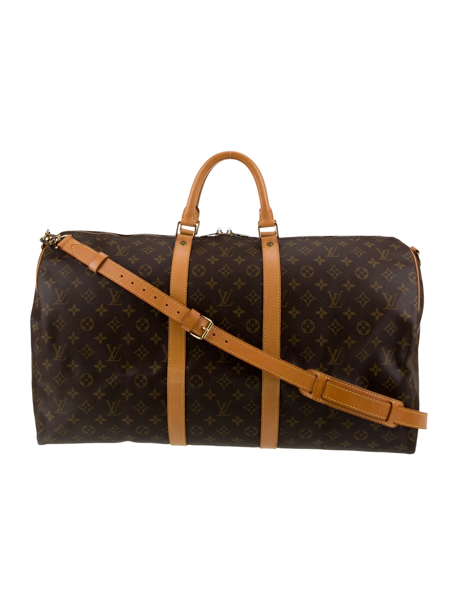 Louis Vuitton LV Monogram Keepall Bandouliere 55 Vintage