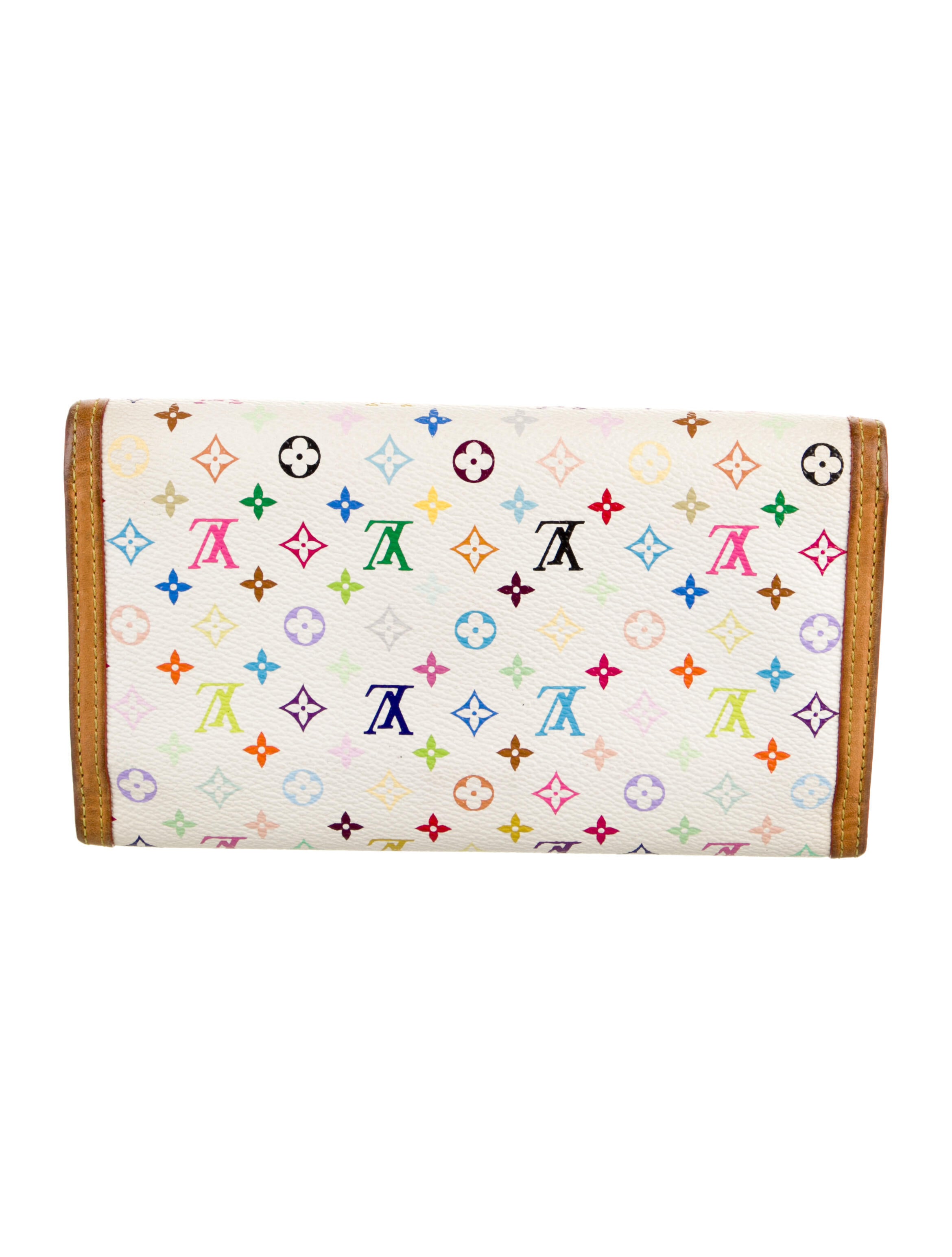 Louis Vuitton 2006 Multicolore Monogram Pattern Porte Trésor International Wallet
