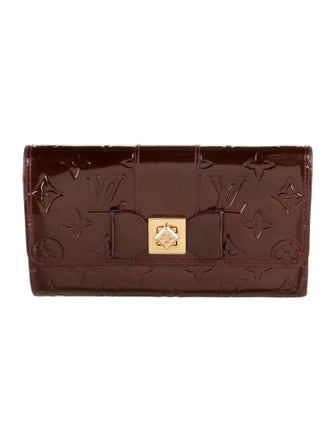 Louis Vuitton 2011 Vernis Patent Leather Sarah Wallet