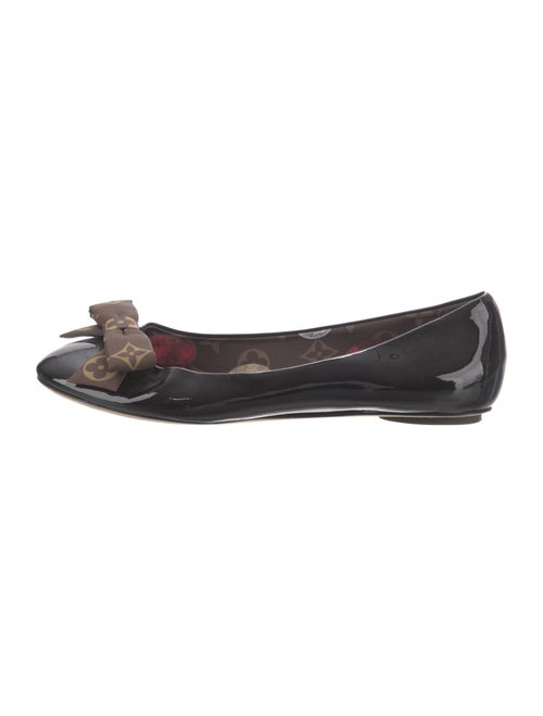 Louis Vuitton LV Monogram Patent Leather Flats