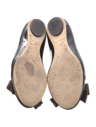 Louis Vuitton LV Monogram Patent Leather Flats