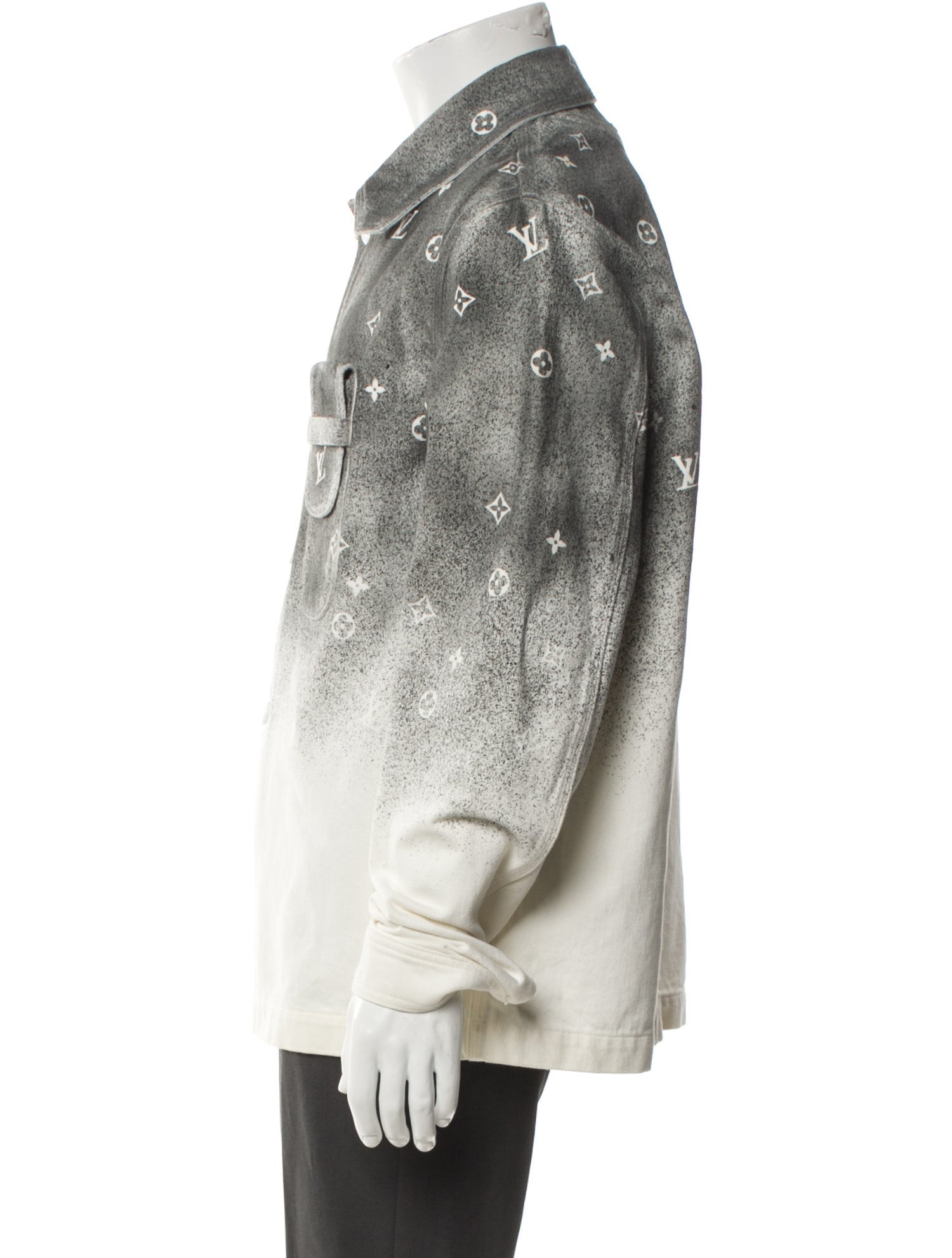 Louis Vuitton 2021 Snowfall Gradient Denim Denim Jacket