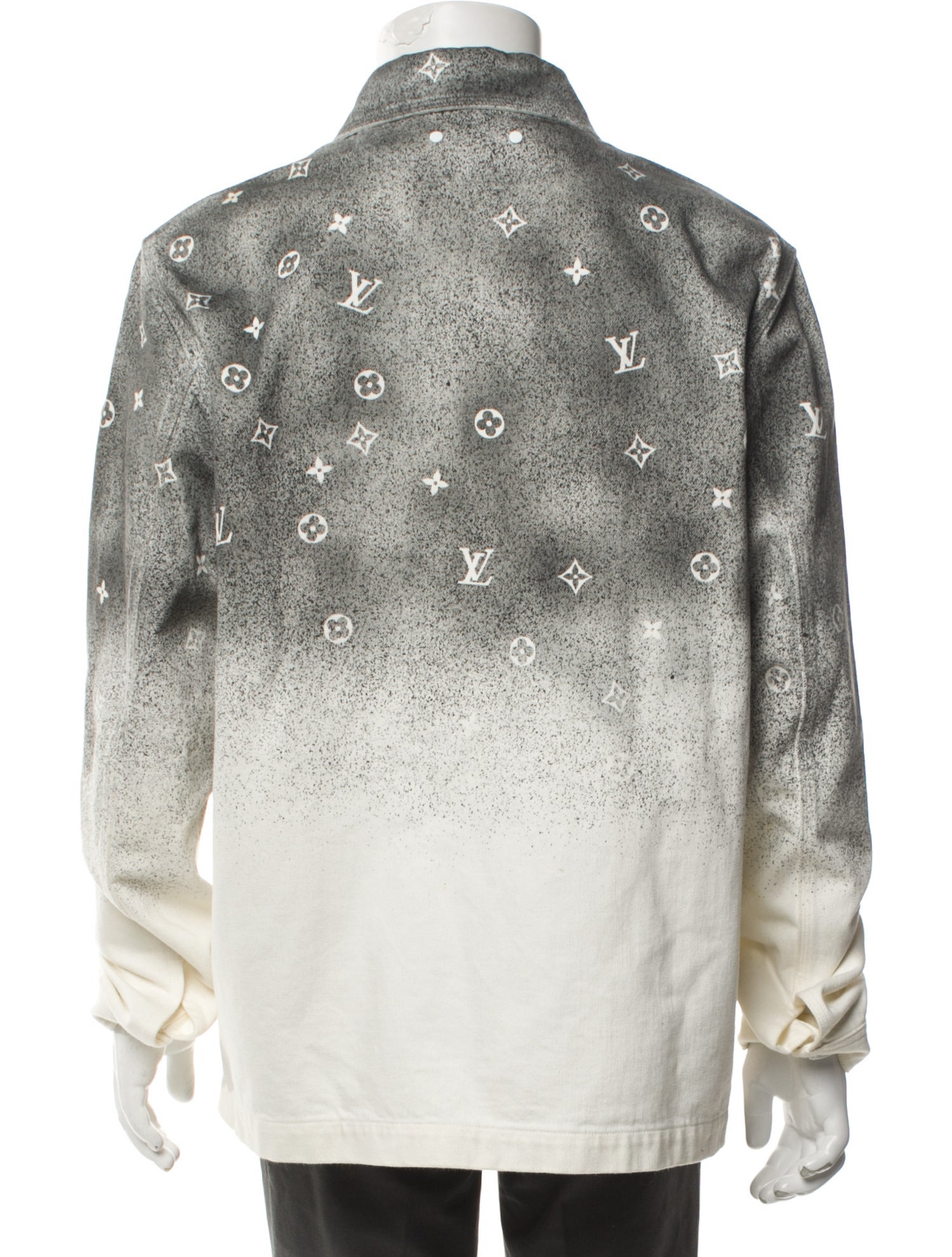 Louis Vuitton 2021 Snowfall Gradient Denim Denim Jacket