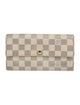 Louis Vuitton 2010 Damier Azur Pattern Sarah Wallet