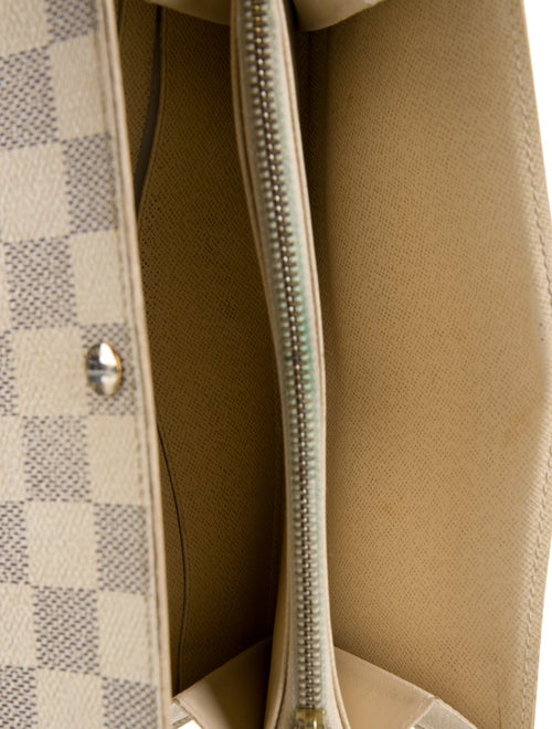 Louis Vuitton 2010 Damier Azur Pattern Sarah Wallet